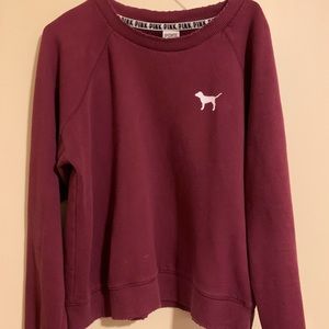 Victoria Secret (PINK) Burgundy color sweater